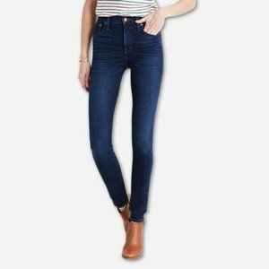 Madewell 10" High Rise Skinny Jean Blue Denim